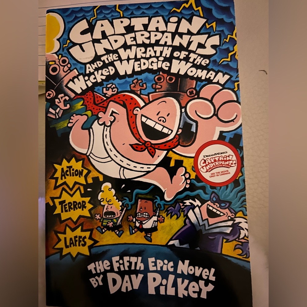 soft cover captain underpants chapter book #5